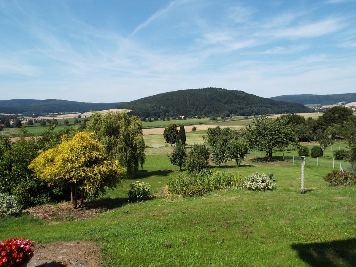 Hotel Garni Zum Reinhardswald Gewissenruh Esterno foto